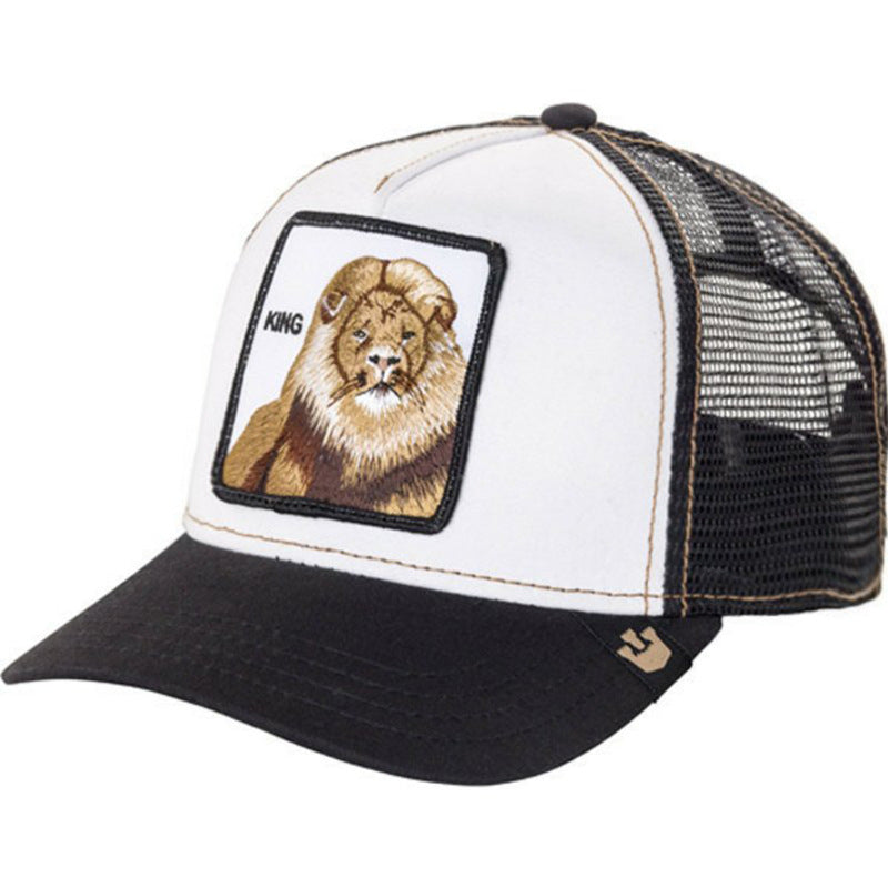 Cotton cartoon black leopard rooster Baseball cap MYA-JingK014