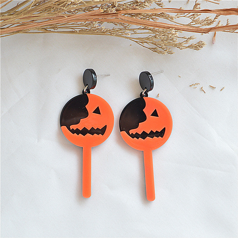 Acrylic horror and funny ghost earrings MYA-XieN059