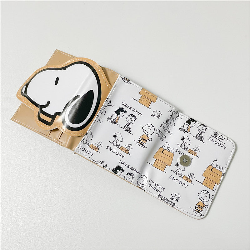 PU cute cartoon Charlie zero wallet (Minimo de compra 3) MYA-WanG002