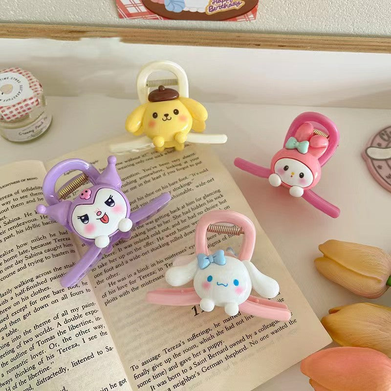 Fabric cartoon cute hair clip (Minimo de compra 10) MYA-WeiY003