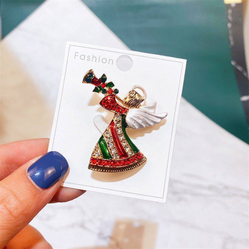 Alloy Santa Claus brooch (Minimo de compra 2) MYA-YiM044