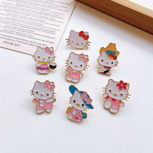 Alloy cute anime character brooch MIC-KaL030