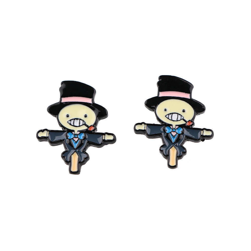 Alloy Cartoon Adventure Treasure Earrings (Minimo de Compra 5) MIC-KuB024