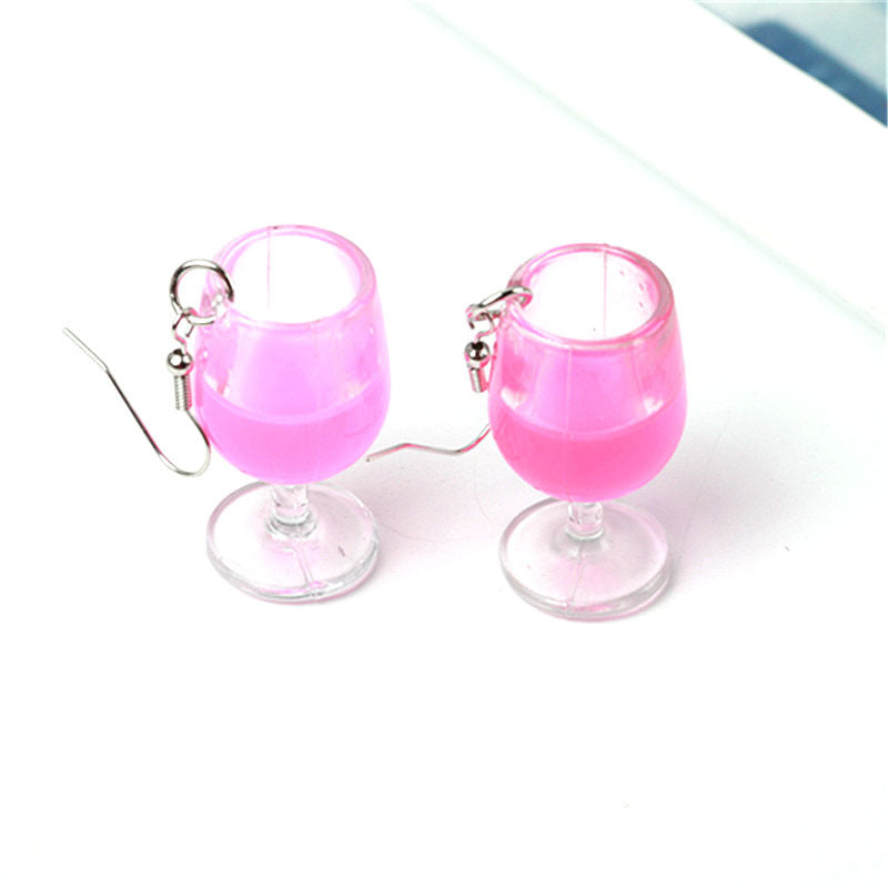 Acrylic Mini Sexy Cup Earrings MYA-ChouD044