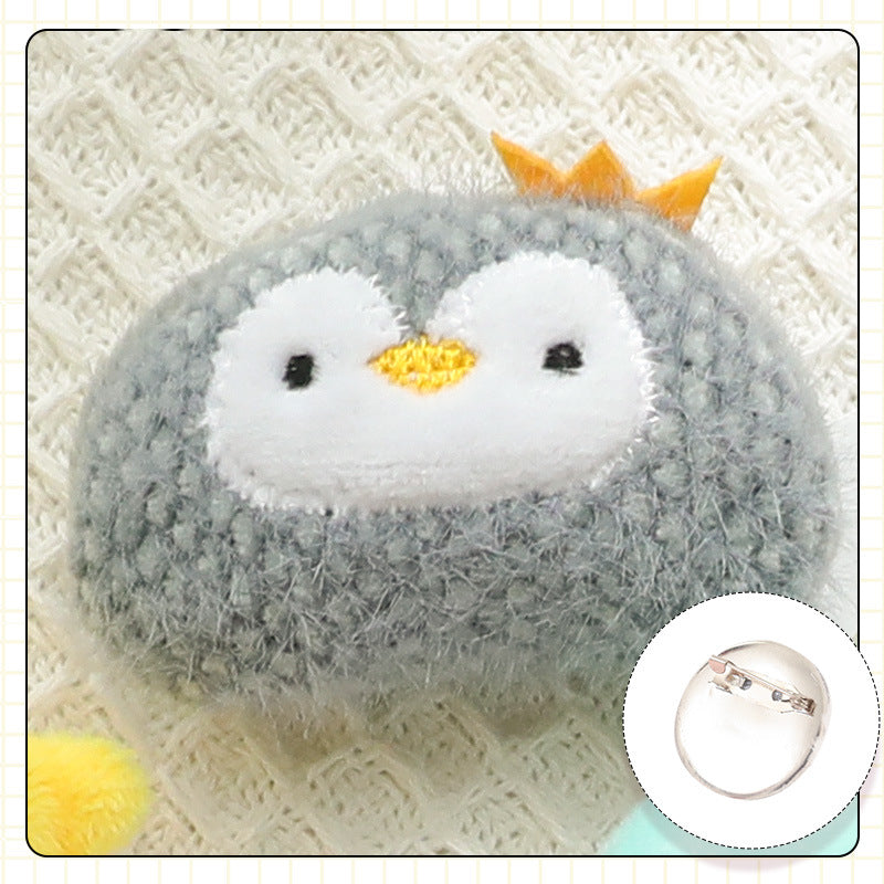 Plush cartoon cute brooch MYA-ZhanY005