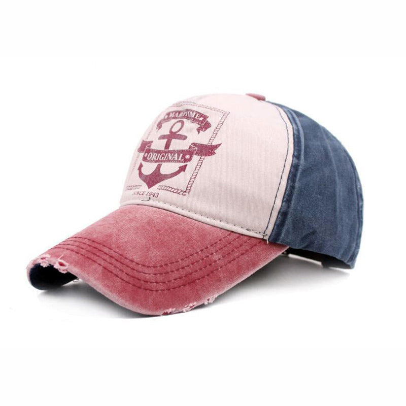 Cotton boat anchor retro Baseball cap (Minimo de compra 2)  MYA-BoD001