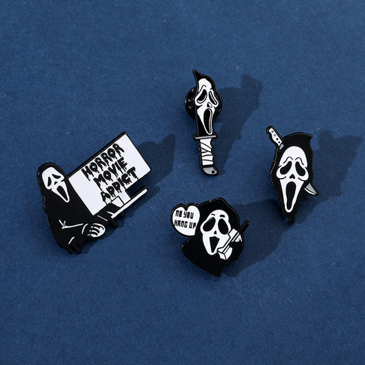 Alloy Halloween skull brooch (Minimo de Compra 2) MIC-ShengY054