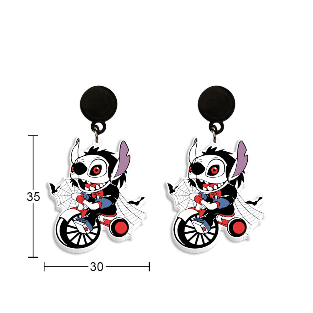 Alloy cartoon cute earrings (Minimo de Compra 2) MYA-ZhaoH001