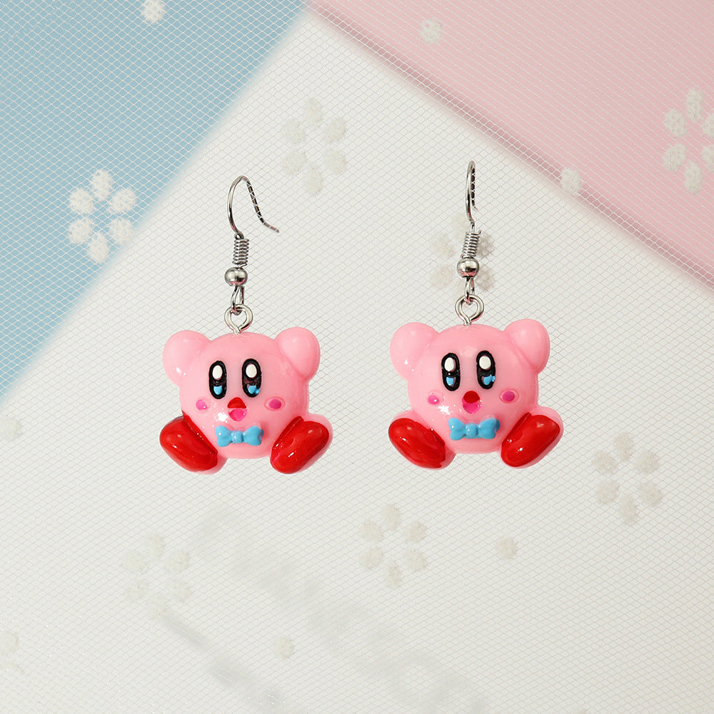 Acrylic Cartoon Star Kabi Earrings MIC-NiQ041