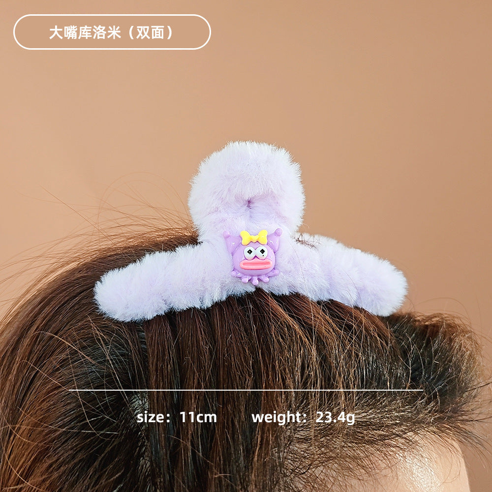 Plush cartoon cute hair clip MYA-WoD006