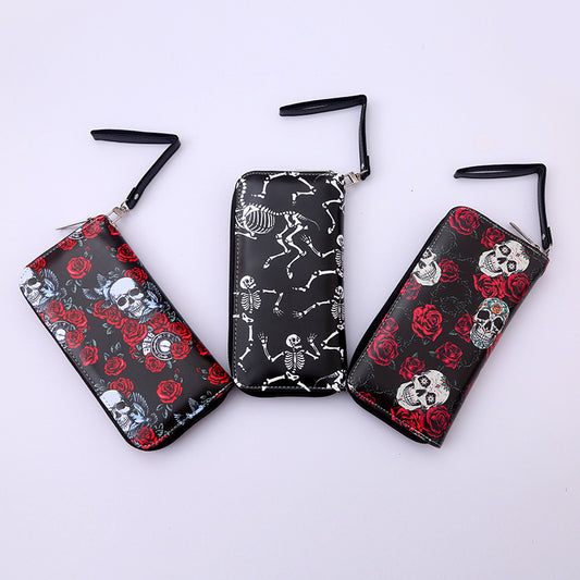 PU Funny Skull Wallet MIC-MaoM008