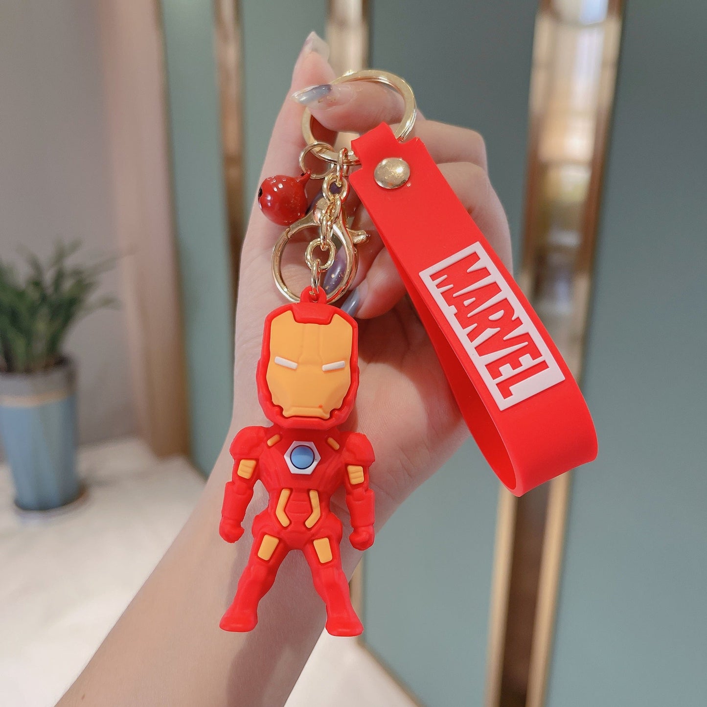 pvc silicone animation keychain （F) MIC-MRan006