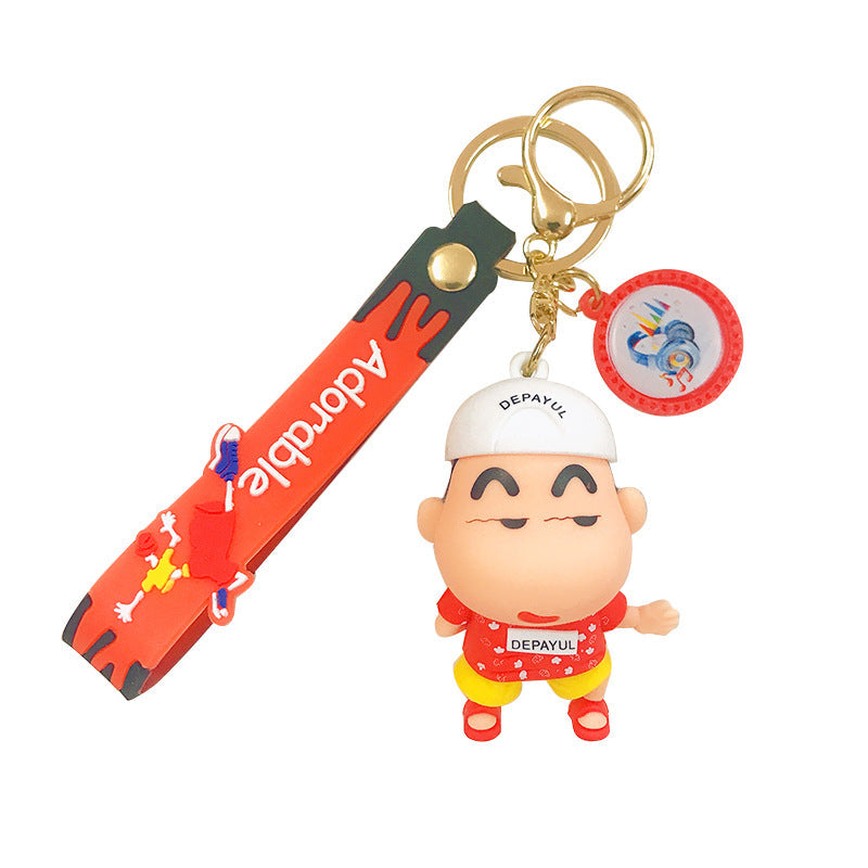 PVC cartoon doll keychain MIC-LanC005