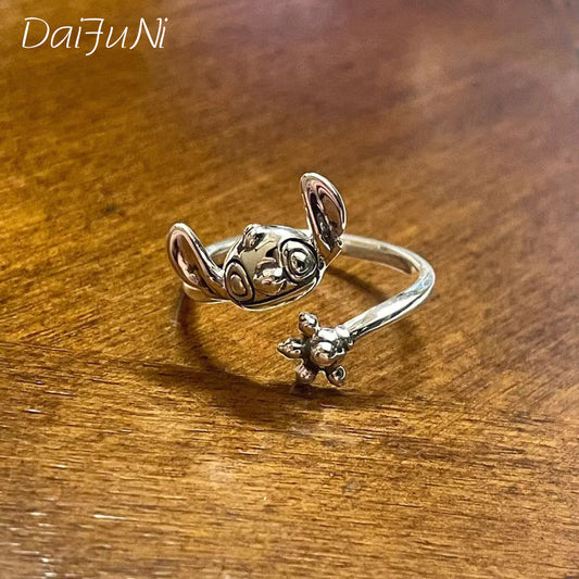 Copper cute cartoon ring MIC-XDFN002