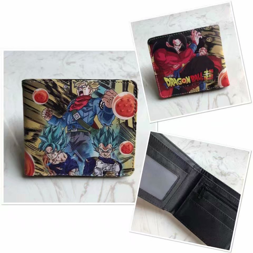 PU Seven Dragon Ball Short Wallet MIC-HaoJ010