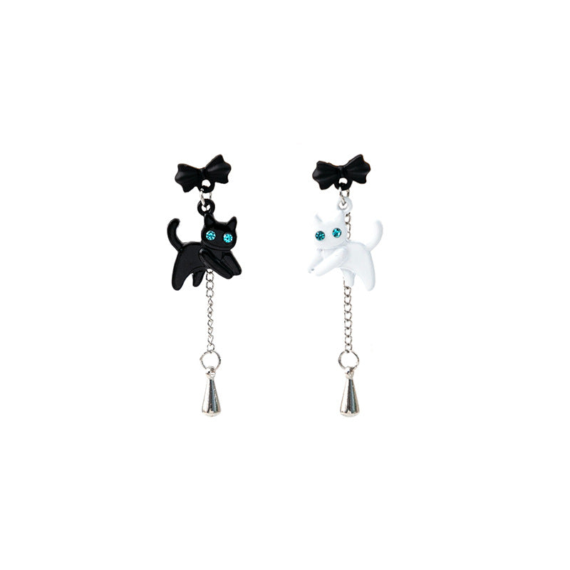 Alloy cartoon cute cat earrings MIC-MDD144