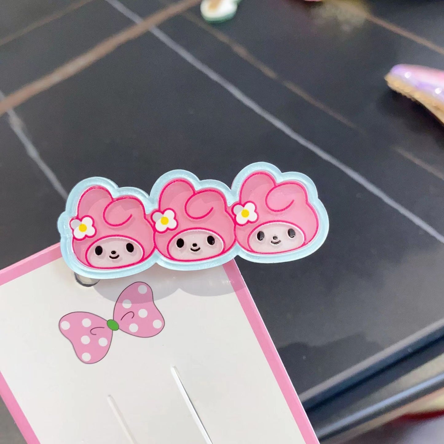 Plastic cartoon cute hair clip (Minimo de Compra 2)  MIC-YingZ004