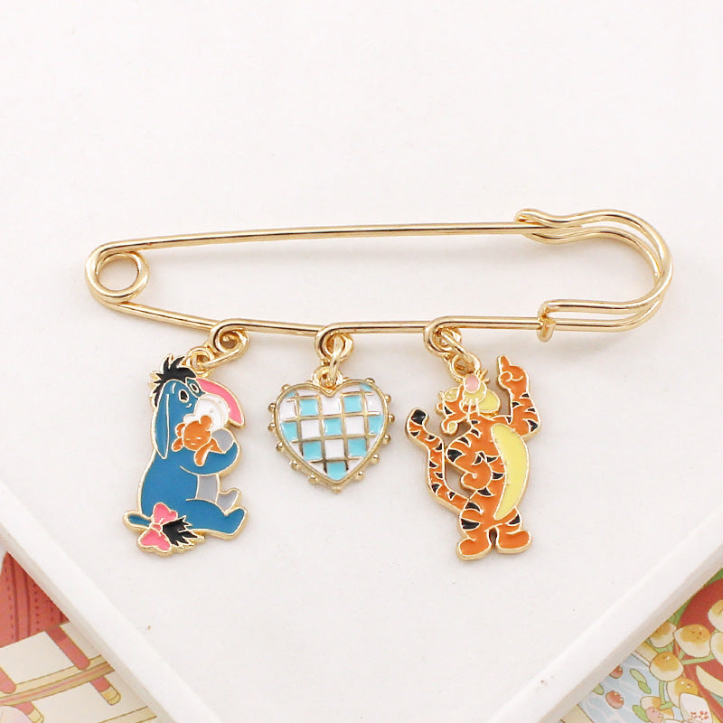 Alloy cute cartoon anime brooch (Minimo de compra 2) MYA--LiY033