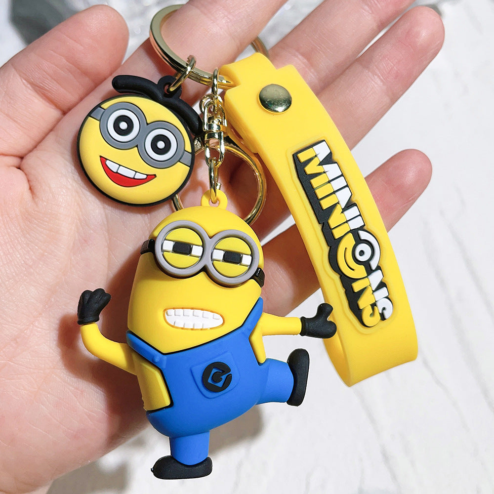 PVC cartoon yellow cute keychain MYA-QiC038