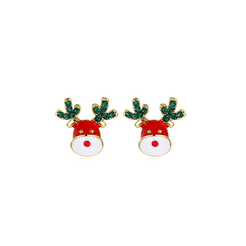 Alloy Snowflake Earrings (Minimo de Compra 2) MYA-DuoL008