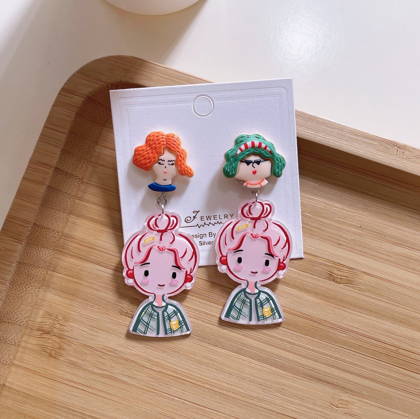 Alloy cartoon bear earrings MYA-JiX036