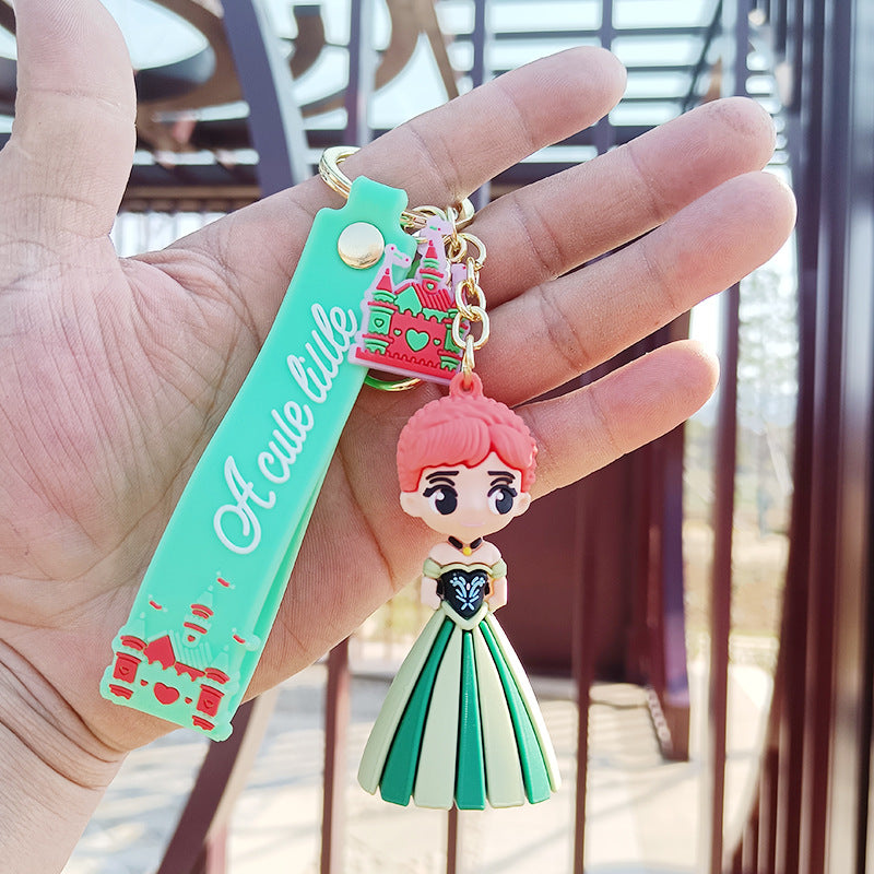 PVC cartoon ice and snow mystery keychain (Minimo de Compra 2) MIC-KuangK007