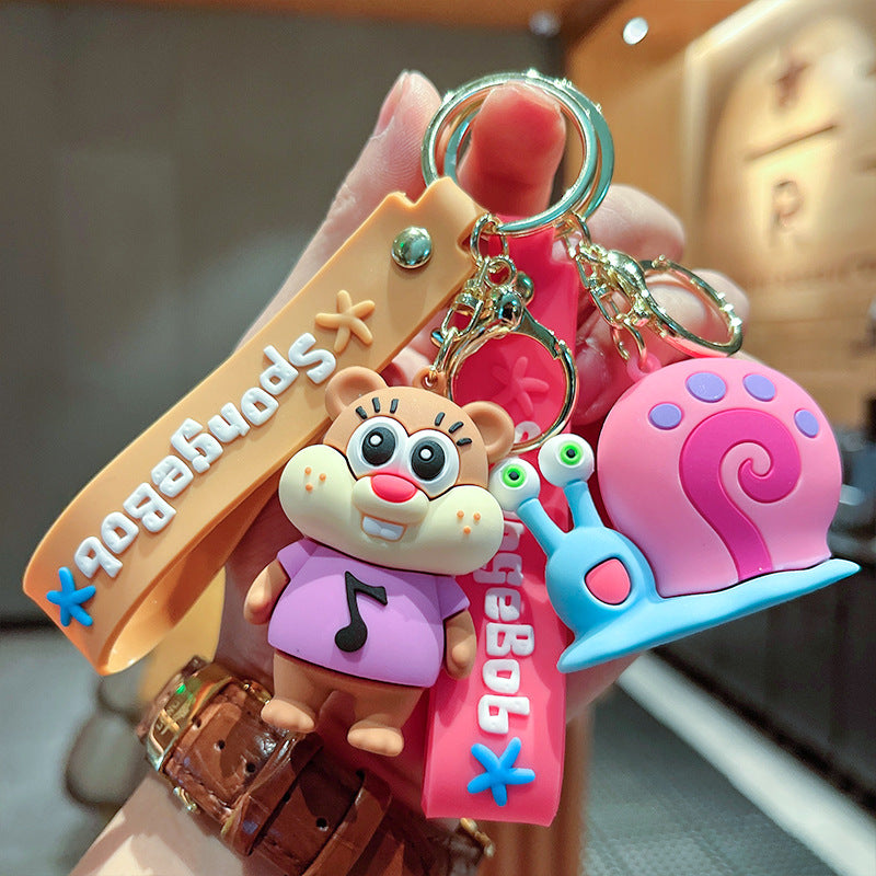 PVC cute sponge baby keychain MIC-XuanW015