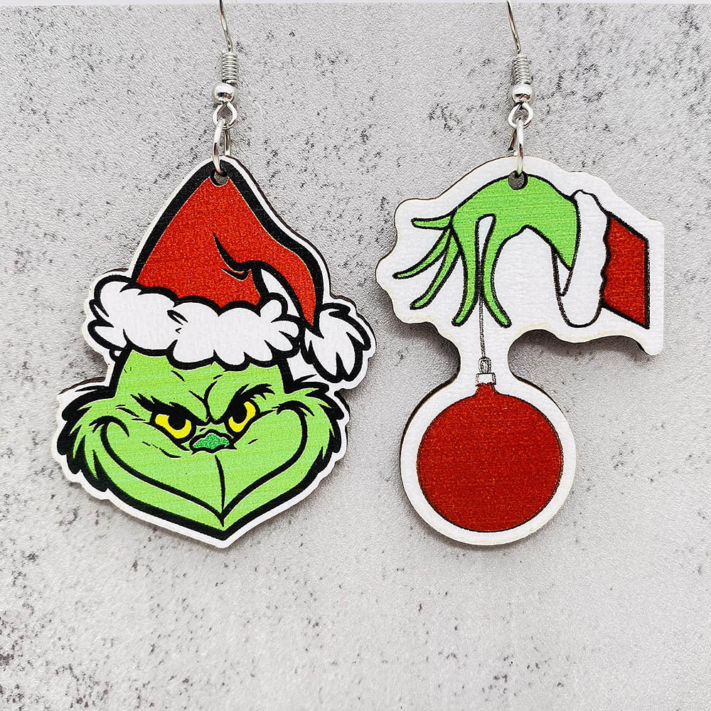 Acrylic Christmas Cartoon Earrings (Minimo de Compra 2) MIC-ChenY020