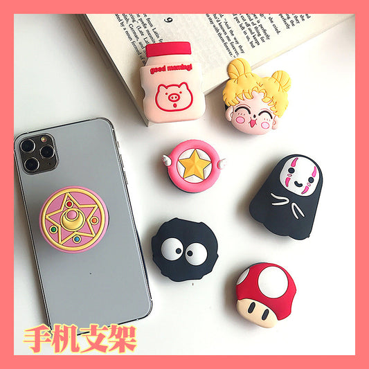 Silicone cartoon phone holder (Minimo de Compra 2) MIC-MLTD007