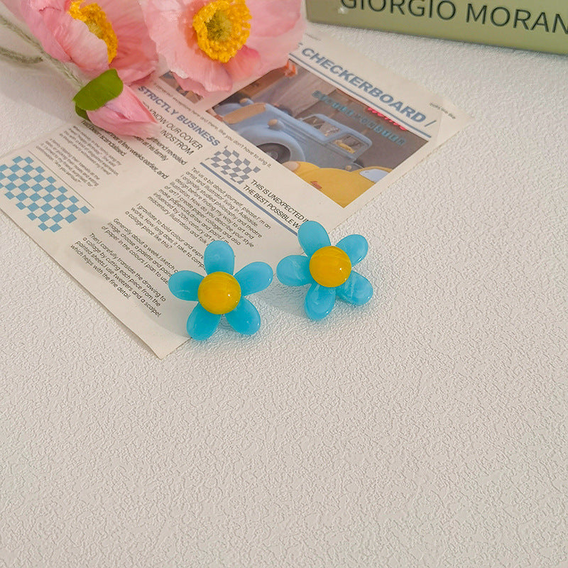 Alloy Summer Blue Earrings (Minimo de Compra 5) MIC-JiuY059