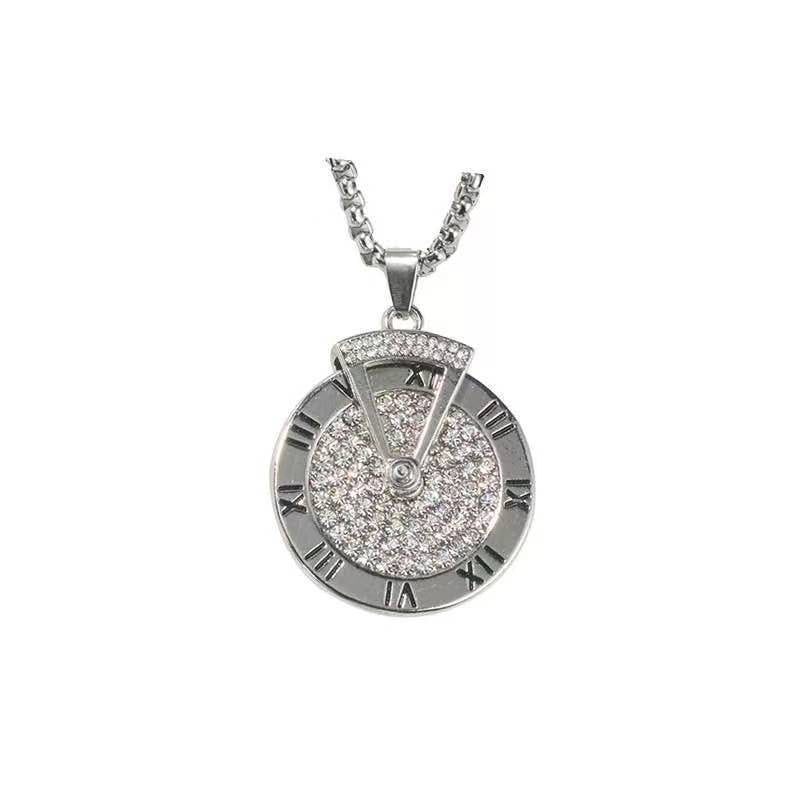 Necklaces Stainless Steel Clock Minimo de compra 2 BaiYing008