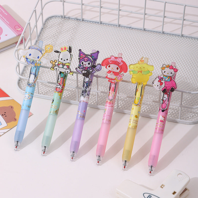 Plastic cute wacky press the neutral pen 36PCS MIC-YJN011