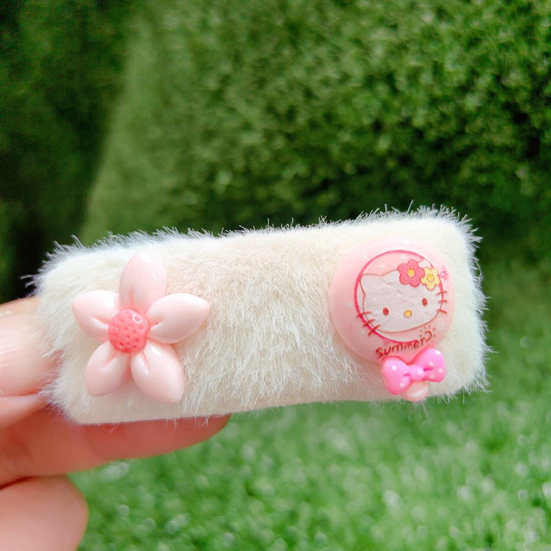 Resin cartoon cute hair clip (Minimo de compra 12) MYA-ZiZ011