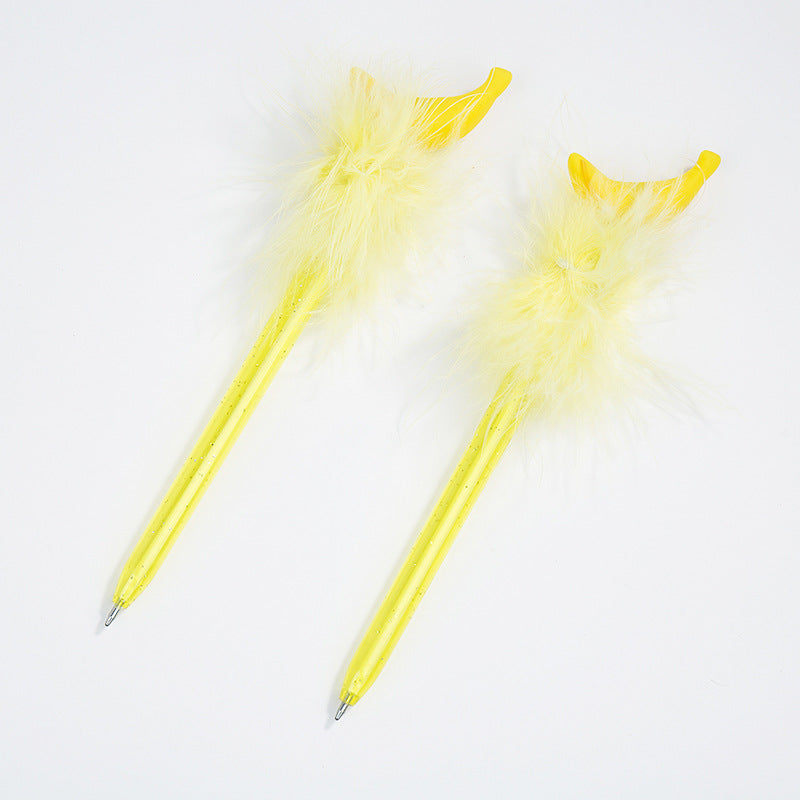 Banana Plush Metal Ballpoint Pen Baon003