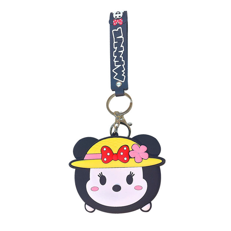 PVC cartoon silicone zero wallet keychain MIC-JinG001