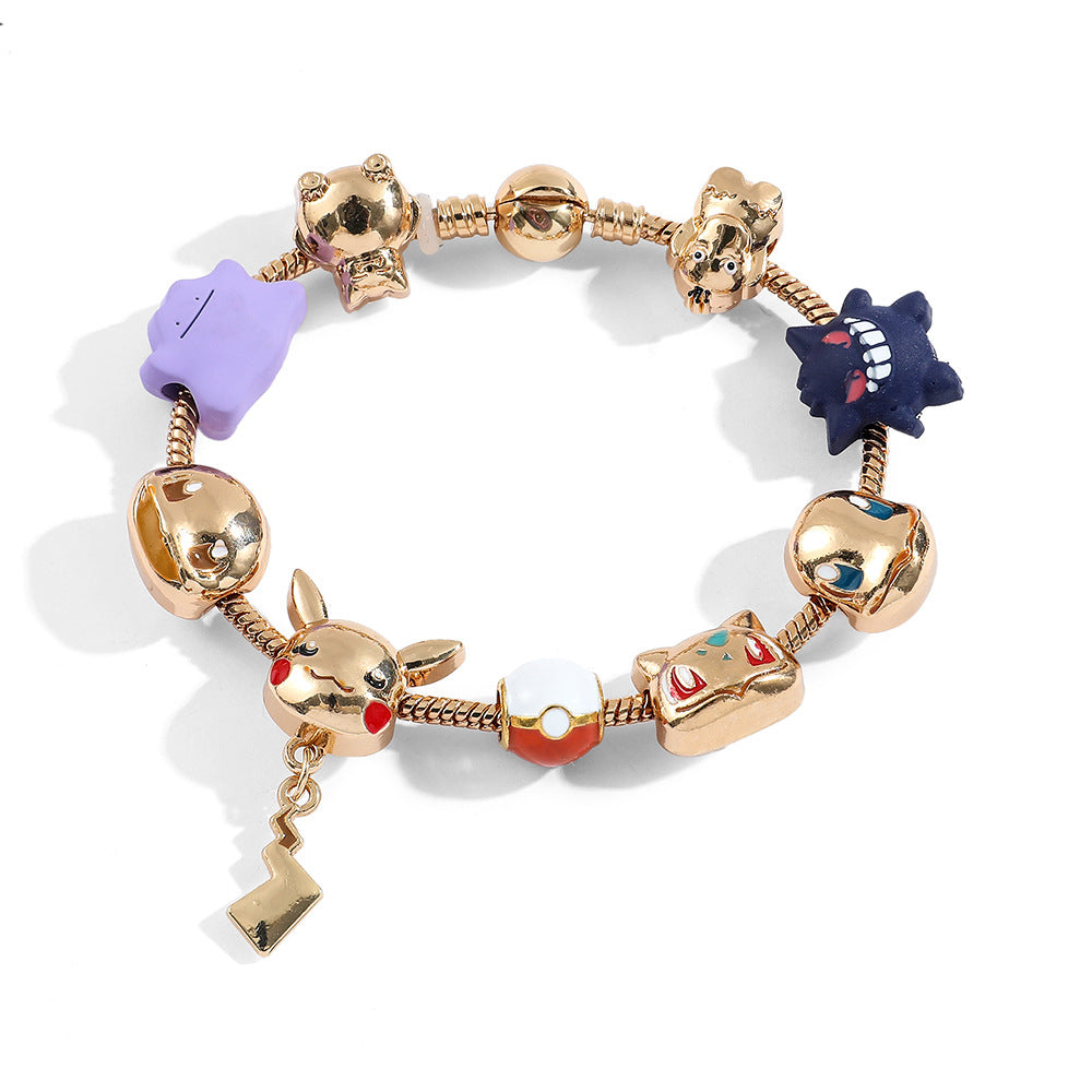 Alloy cartoon anime bracelet (Minimo de Compra 5) MYA-ZhuoX023