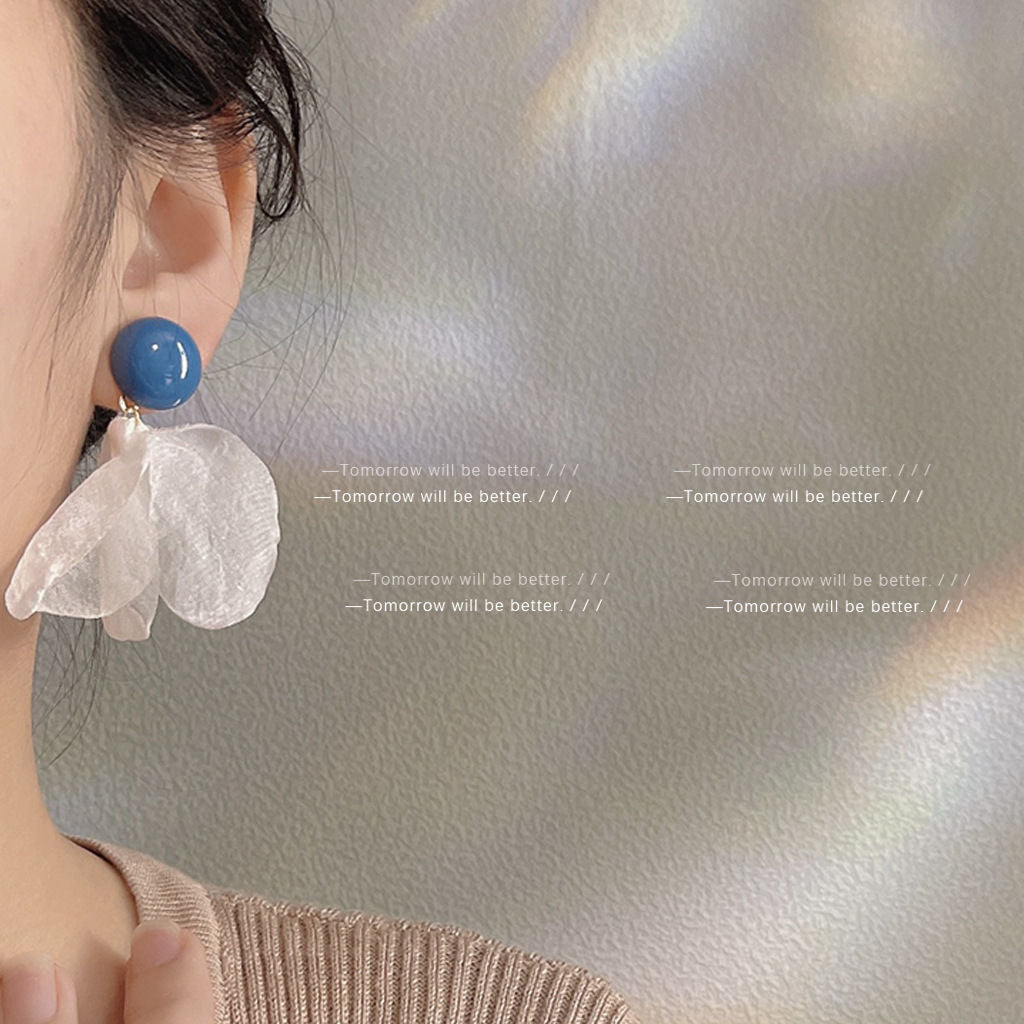 Alloy flower earrings (Minimo de compra 3) MIC-GuanY004