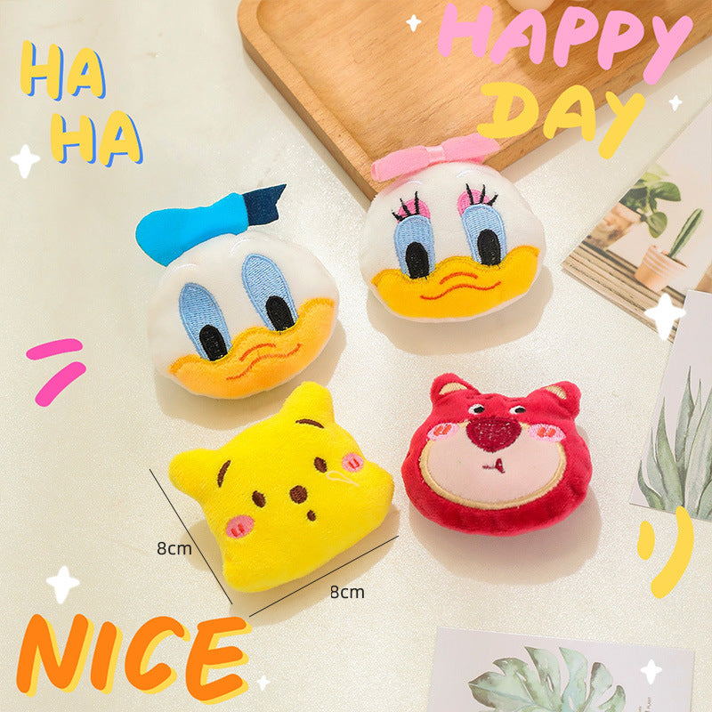 Plush cartoon cute brooch MIC-ZhanY010