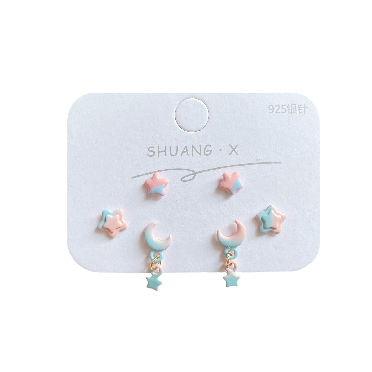 Alloy bow cloud earrings MIC-ShuangX047