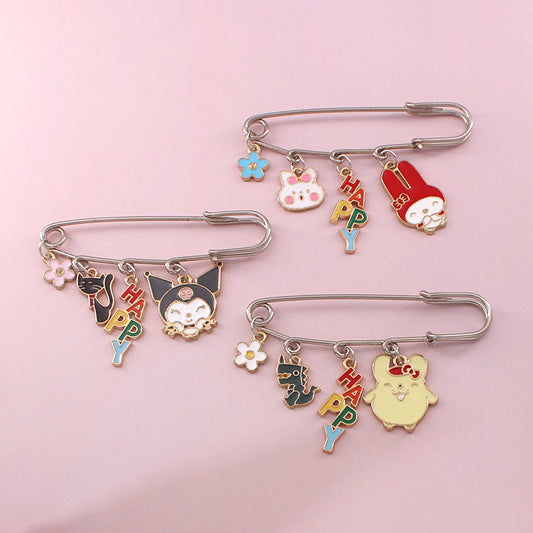 Alloy cartoon animal brooch (Minimo de compra 2) MIC-LiY017