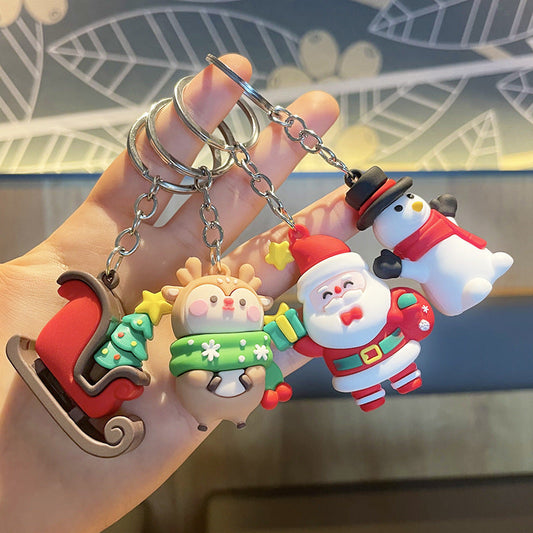 Keychains PVC Cute Cartoon Anime Christmas Minimo de compra 2 PLei016