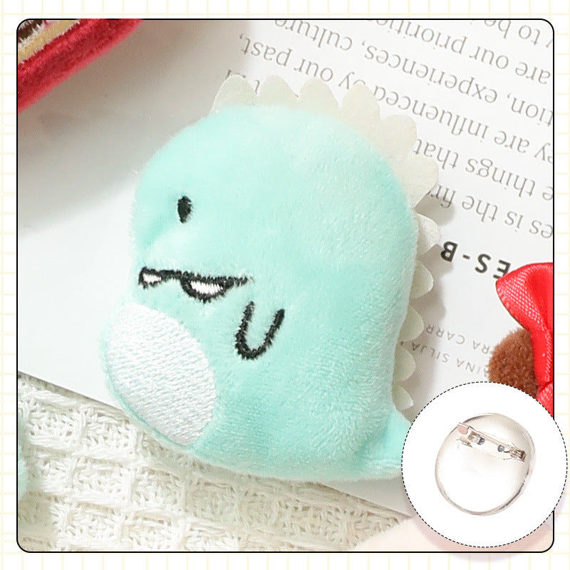 Plush cartoon cute brooch MYA-ZhanY005