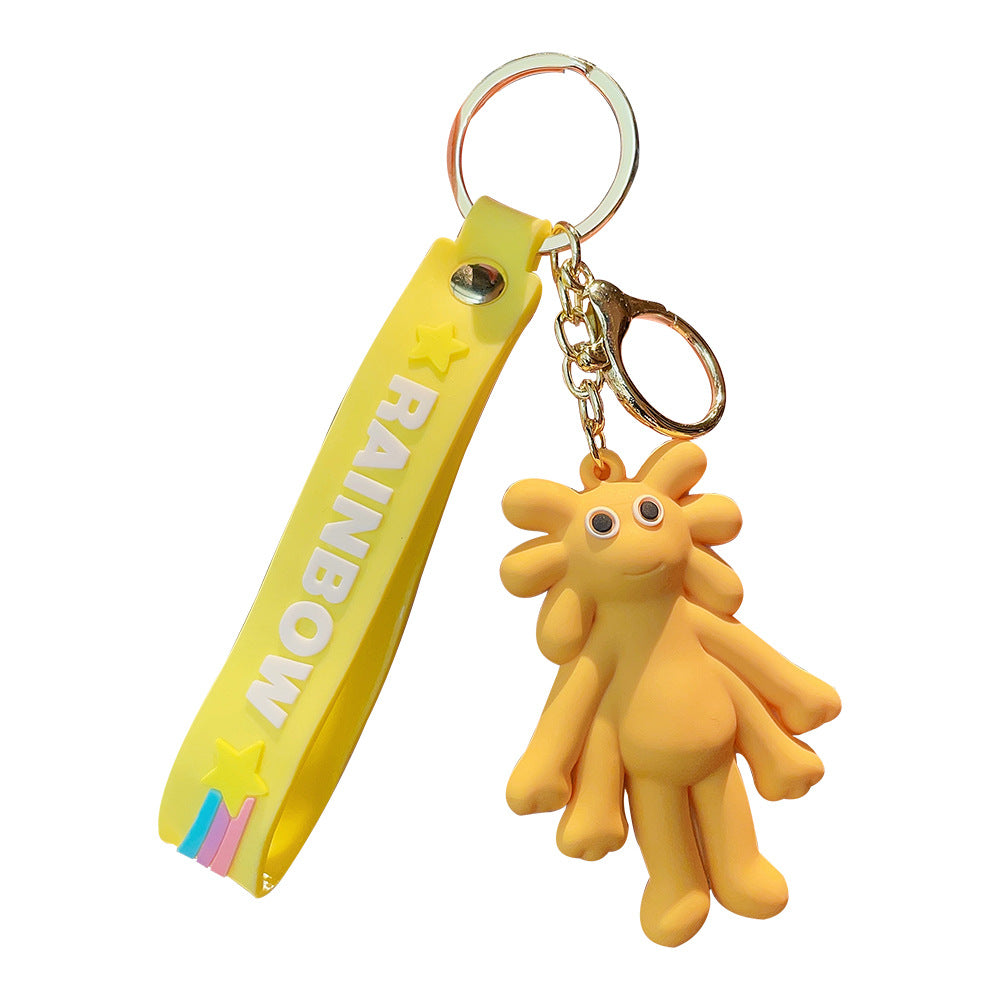 PVC cute rainbow friend keychain MIC-MLZ015