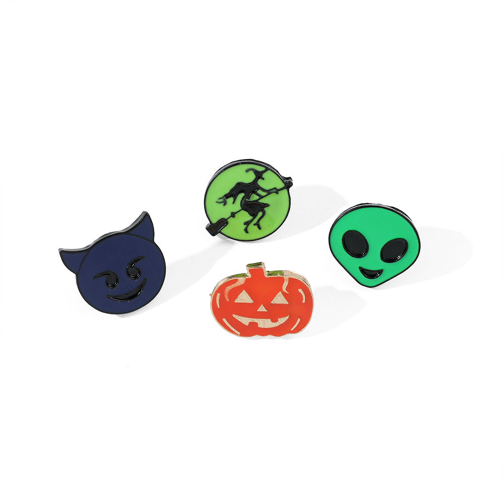 Alloy Halloween cartoon pumpkin brooch (Minimo de Compra 2) MIC-ShengY031