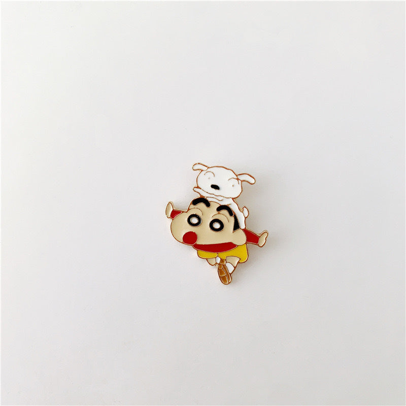 Alloy cute anime character brooch MIC-KaL031