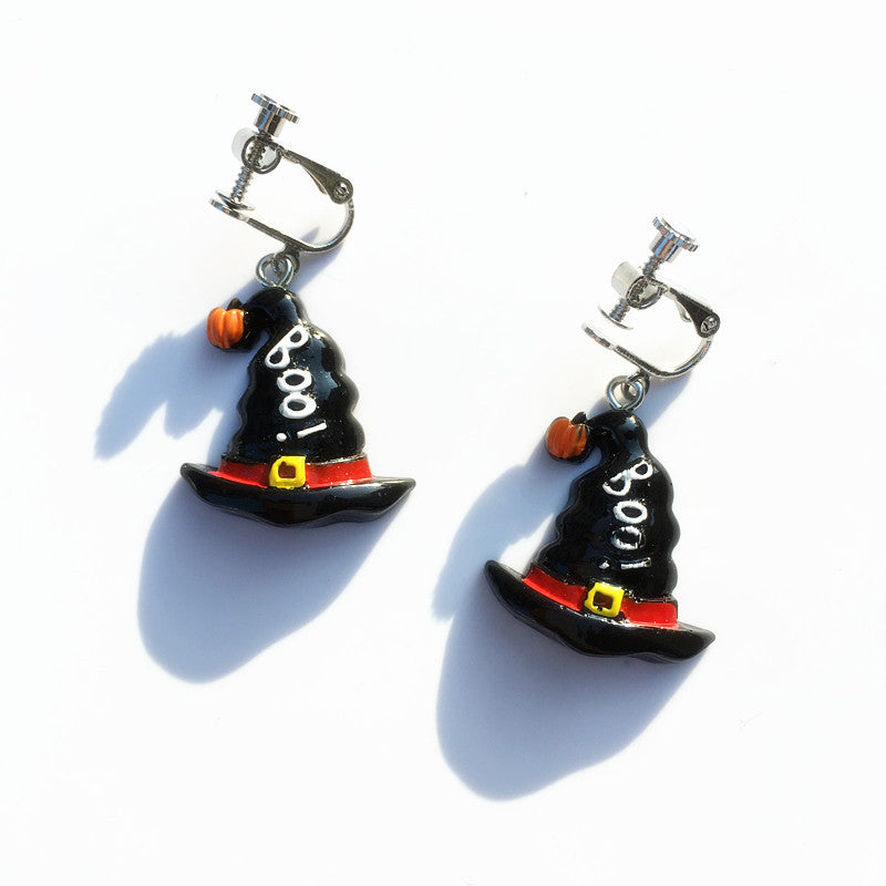 Acrylic funny Halloween earrings MIC-ChouT002