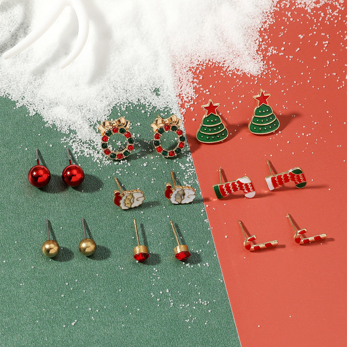 Alloy New Christmas Earrings (Minimo de Compra 2) MIC-MiaoY092