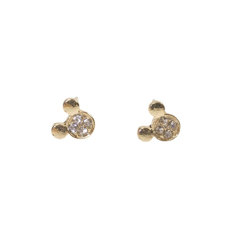 Alloy simple small fresh earrings Minimo de compra 2 MIC-ZhongB001