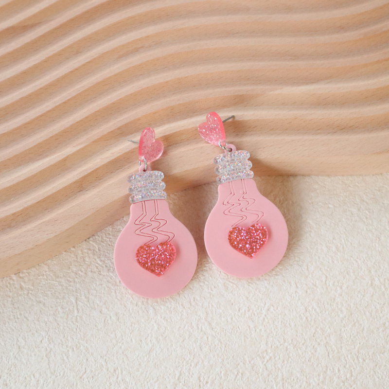 Acrylic Love Earrings MIC-OuG027