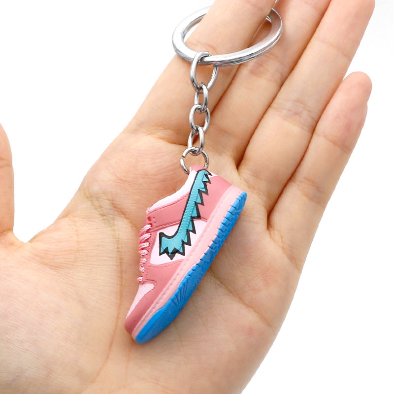 plastic trend skateboard shoes keychain (M) MIC-QLP002